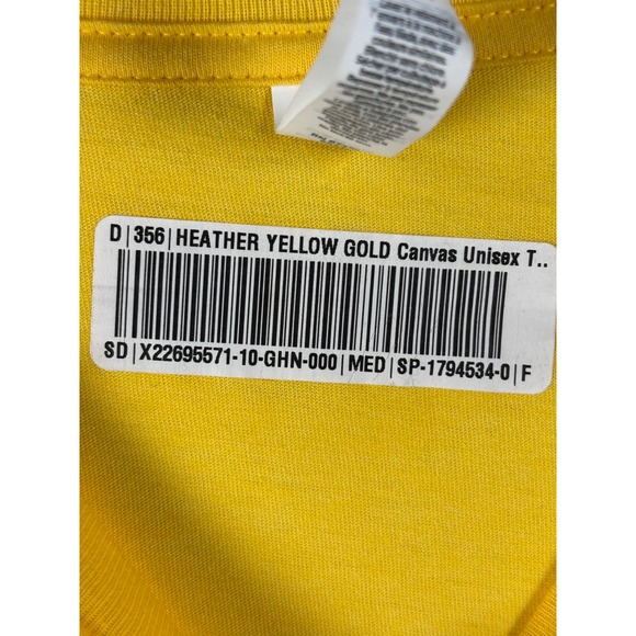 Bella Canvas Heather Yellow Gold Graphic Tee Unisex Med Be Somebody Kindness Tee - Picture 2 of 3